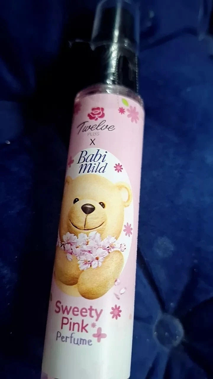 Twelve Plus Babi Mild Sweety Pink perfume spray 25ml full packaging vertical