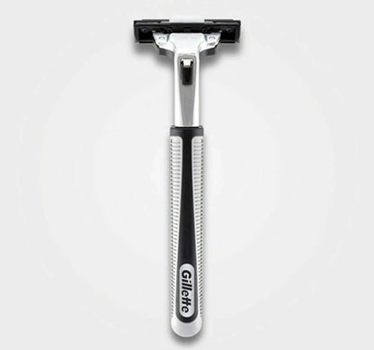  Gillette Vector Razor handle with twin blades and comfort strip fits Atra Plus and Contour blades