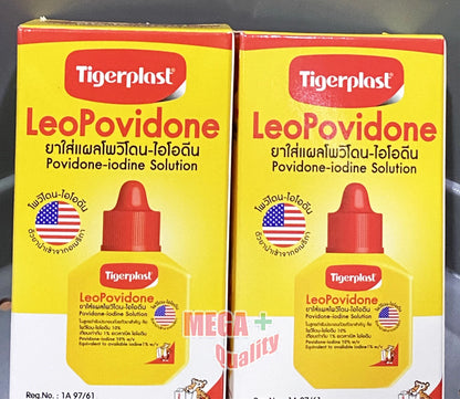Leopovidone Povidone Iodine Solution 10 Percent First Aid Antiseptic twin pack