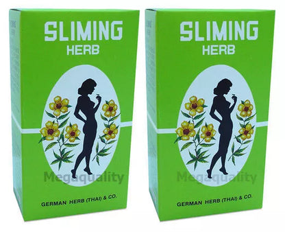 German Herb Sliming Tea 100 Bags for Weight Loss Detox and Slimming Support