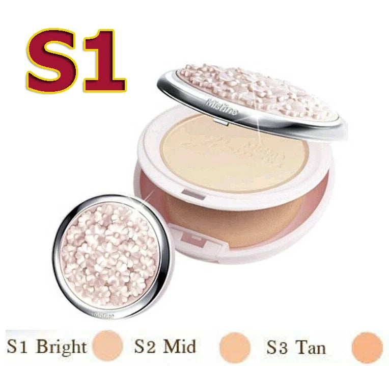 Mistine Flower BB Powder S1 Bright compact foundation light shade SPF25