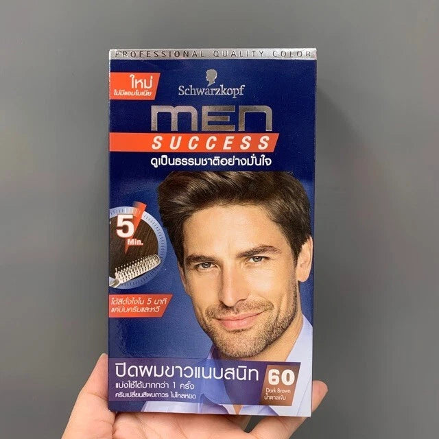 Schwarzkopf Men Success 60 Hair Color Dark Brown professional quality packaging