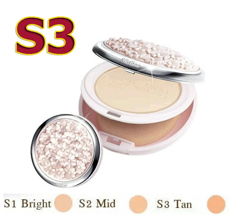 Mistine Flower BB Powder S3 Tan compact foundation tan shade SPF25
