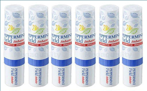 Peppermint Field Nasal Inhaler Pack of 6 sealed tubes
