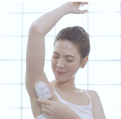 Deo Klear Mineral Deodorant applied on underarm daily use clean skin concept