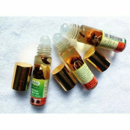 3 x 8cc Green Herb Oil Ginseng Root Aroma Pure Formula Ball Refreshing