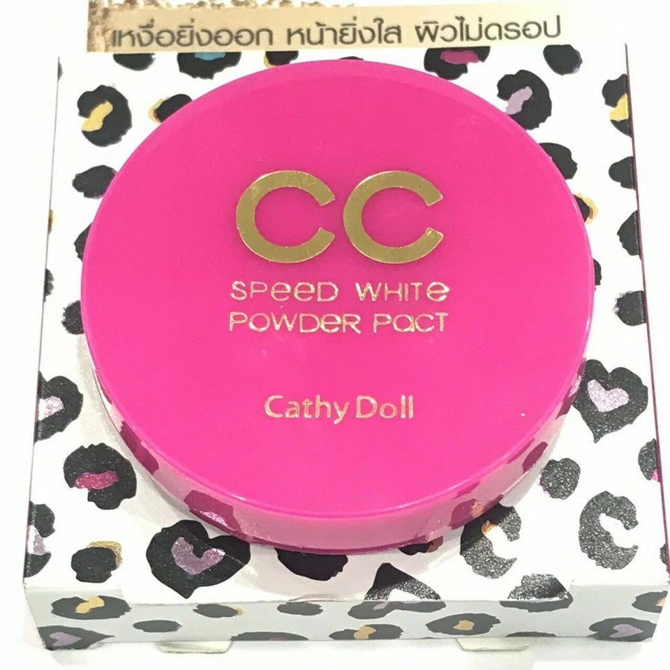 Cathy Doll CC Powder Pact pink compact case top view