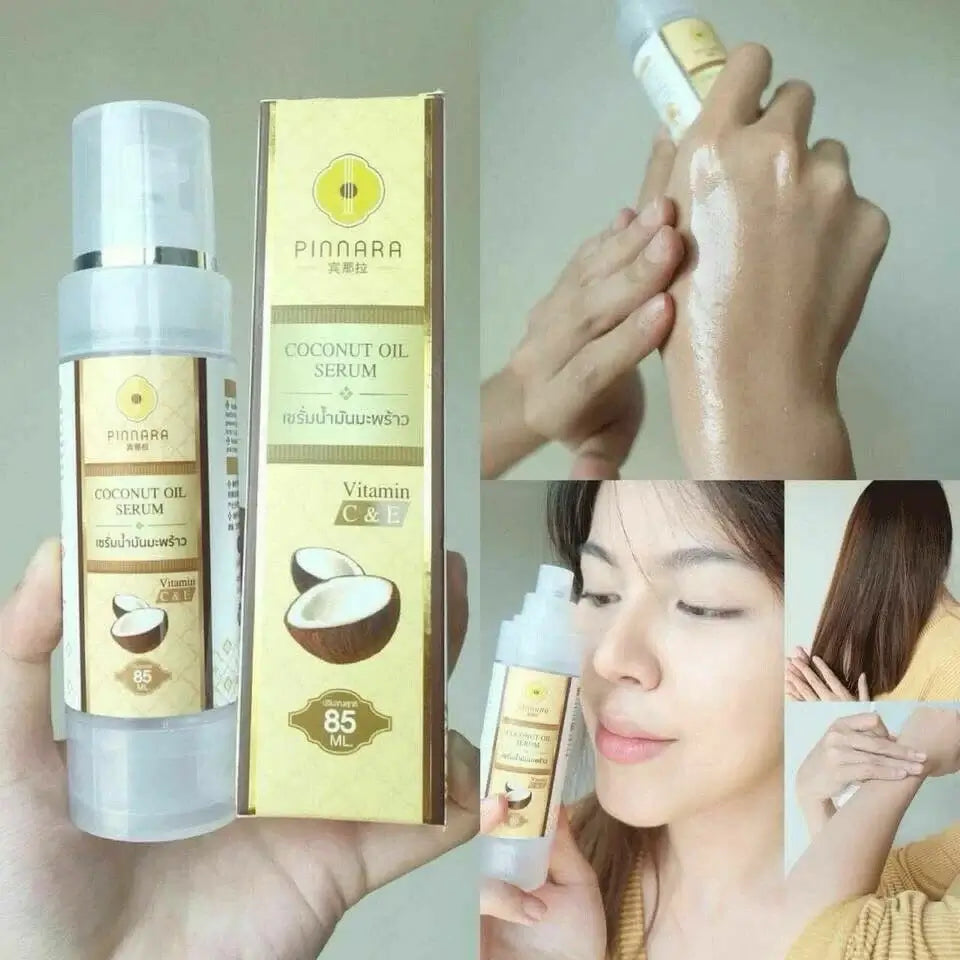 Pinnara Coconut Oil Serum Vitamin C E 85ml – Megaquality