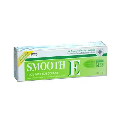 Smooth E Cream 100% Natural Source Vitamin E Aloe Vera Skin Care Cream 15g Box Front