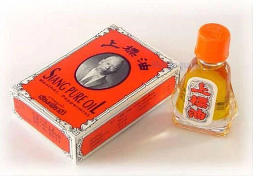 2 x SIANG PURE PEPPERMINT MENTHOL OIL Red 3cc Relieve dizziness
