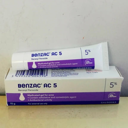 15g Benzac AC 2.5 Benzoyl Peroxide Water Gel Acne Treatment Face Care