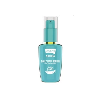 Lolane Natura Hair Serum Extra Light volumizing pump bottle isolated view