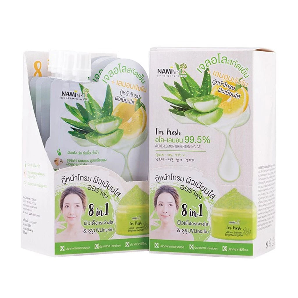 NAMI Aloe Lemon Gel 30g pack product front and box packaging
