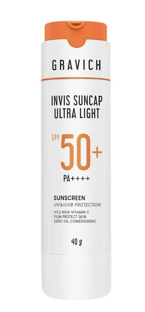 Gravich Invis Suncap Ultra Light Sunscreen SPF50 PA++++ 40g Face UV bright Care Skin