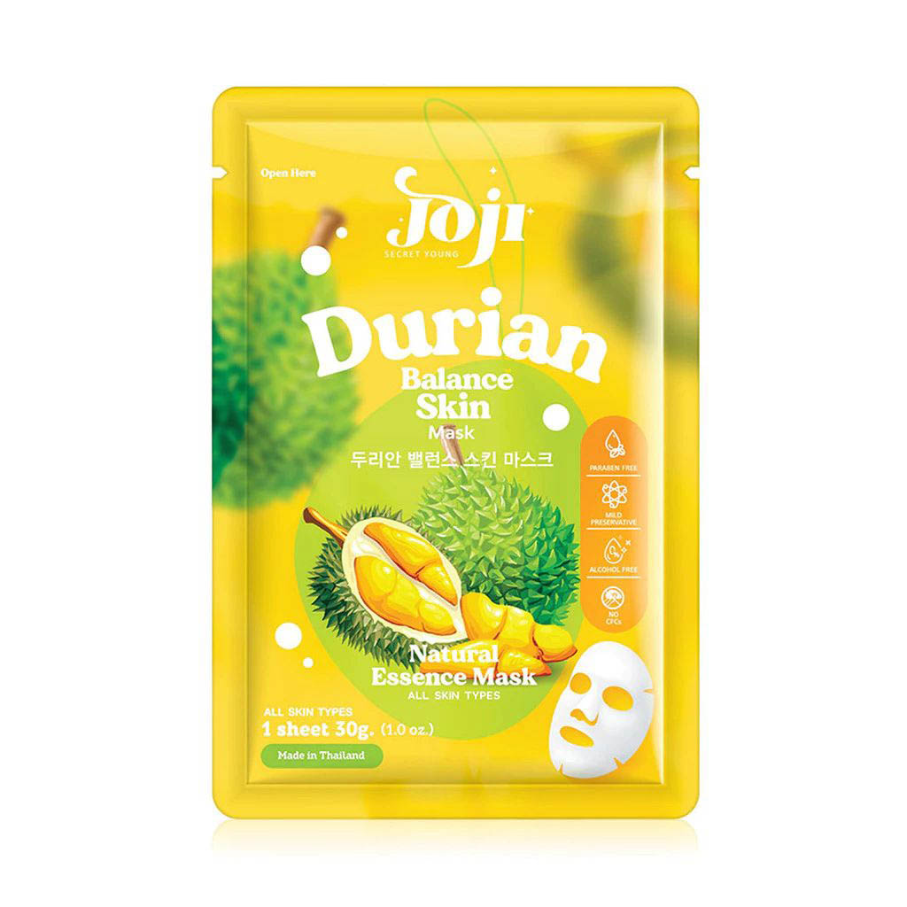 JOJI Secret Young Durian Mask 30g Balance Skin brightening sheet mask sachet