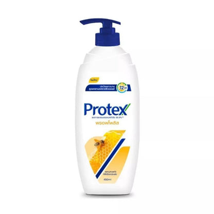 Protex Propolis Body Wash 450ml pump bottle front view featuring honey and propolis extract