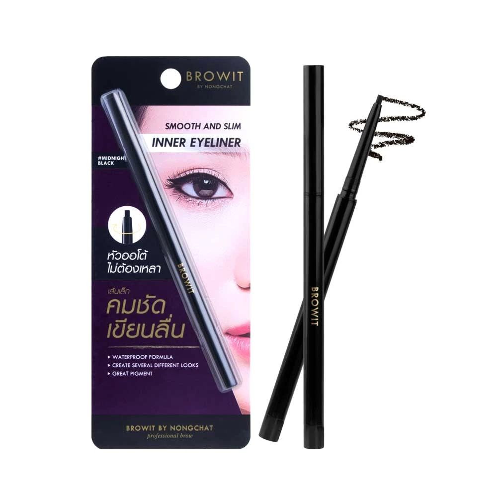 Browit Inner Eyeliner midnight black smooth and slim waterproof pencil