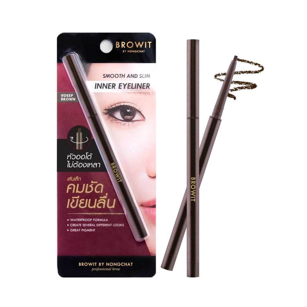 Browit Inner Eyeliner deep brown smooth and slim waterproof pencil