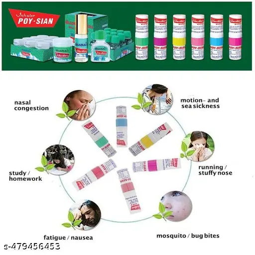 Poy Sian Inhaler Mark II Benefits for Dizziness and Nasal Congestion