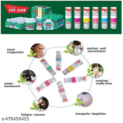 Poy Sian Inhaler Mark II Benefits for Dizziness and Nasal Congestion
