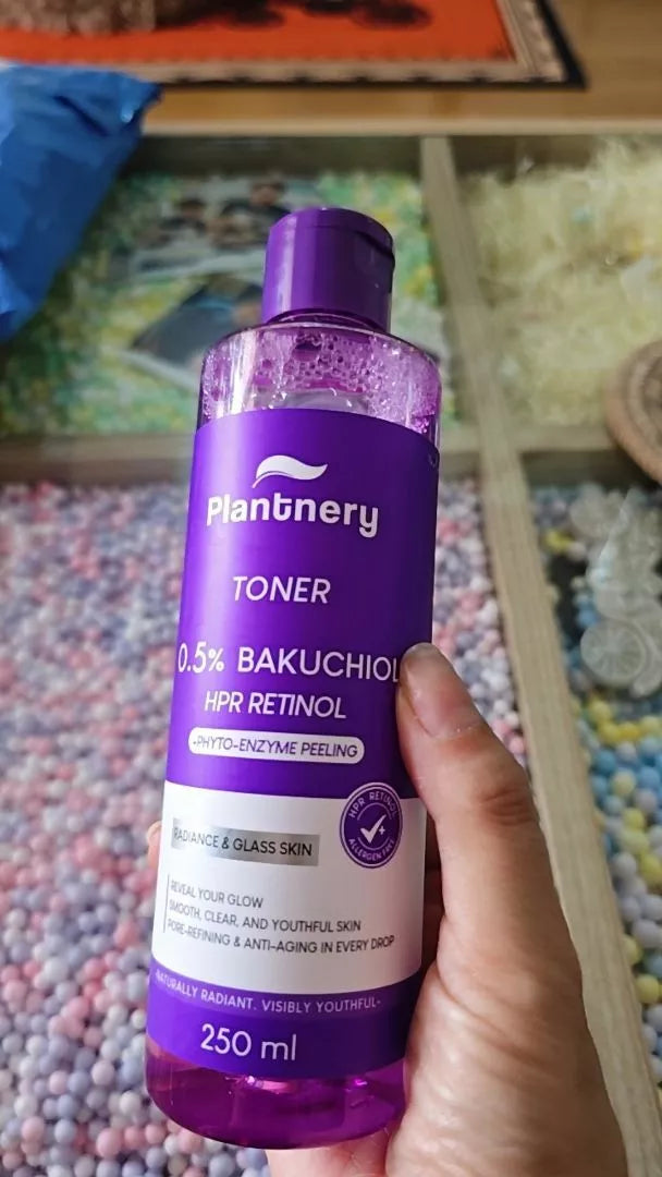 250ml Plantnery Toner 0.5 Bakuchiol HPR Retinol Radiant Smooth Face Care