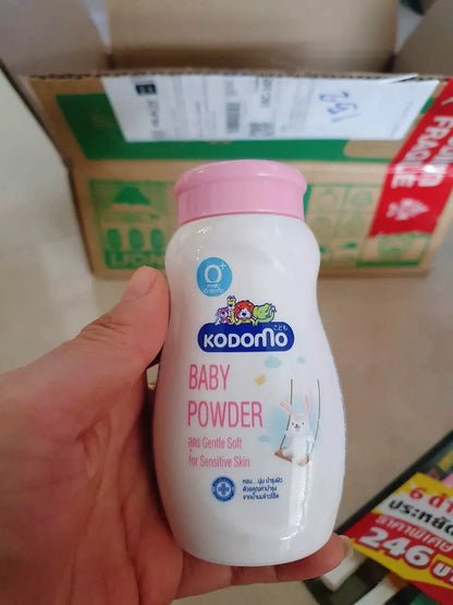 KODOMO Baby Powder Gentle Soft 0+ with Oat Milk 50g for Sensitive Dry Skin Care