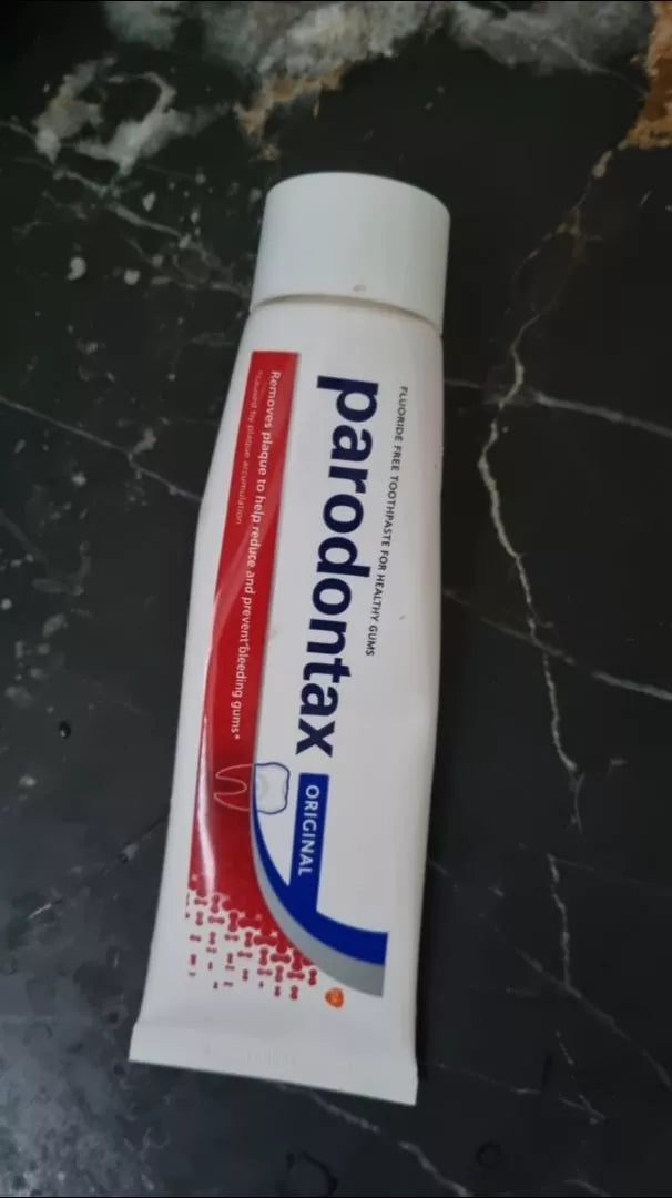 parodontax Original Toothpaste 150g tube with red and white design
