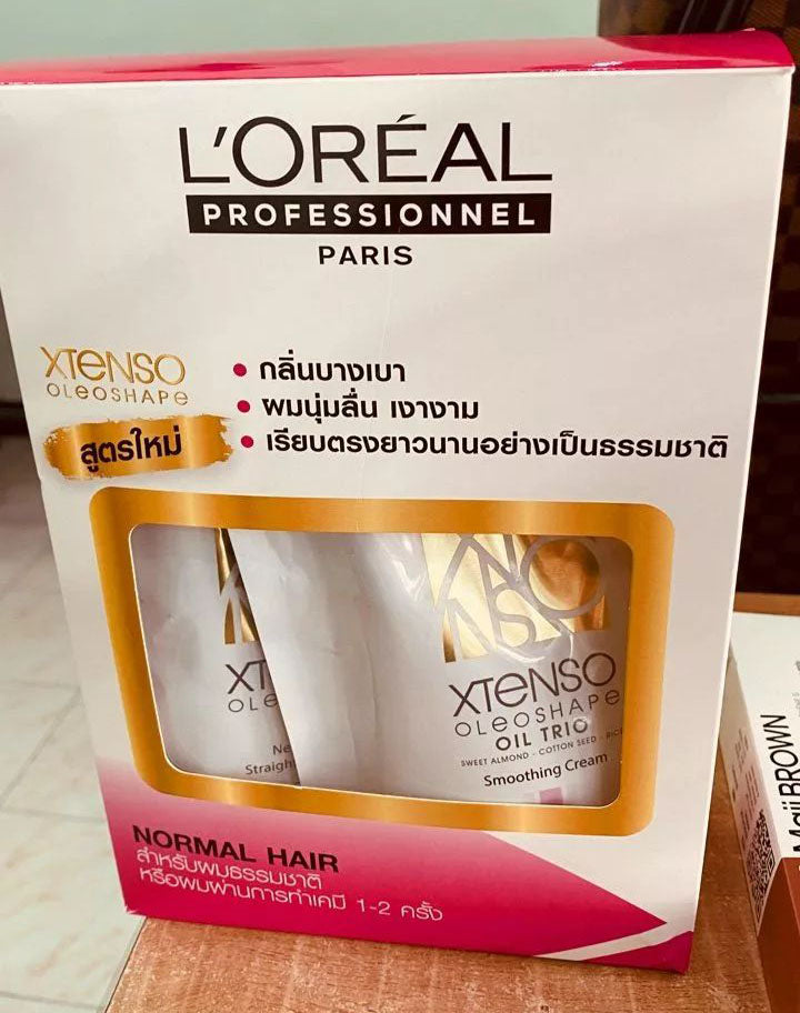 Loreal Xtenso Oleoshape kit packaging alternate design front view