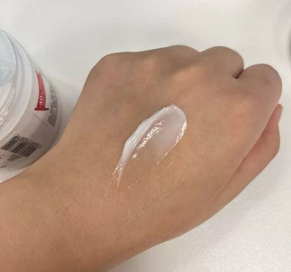 Kiehl's Ultra Facial Cream swatch applied on skin showing texture