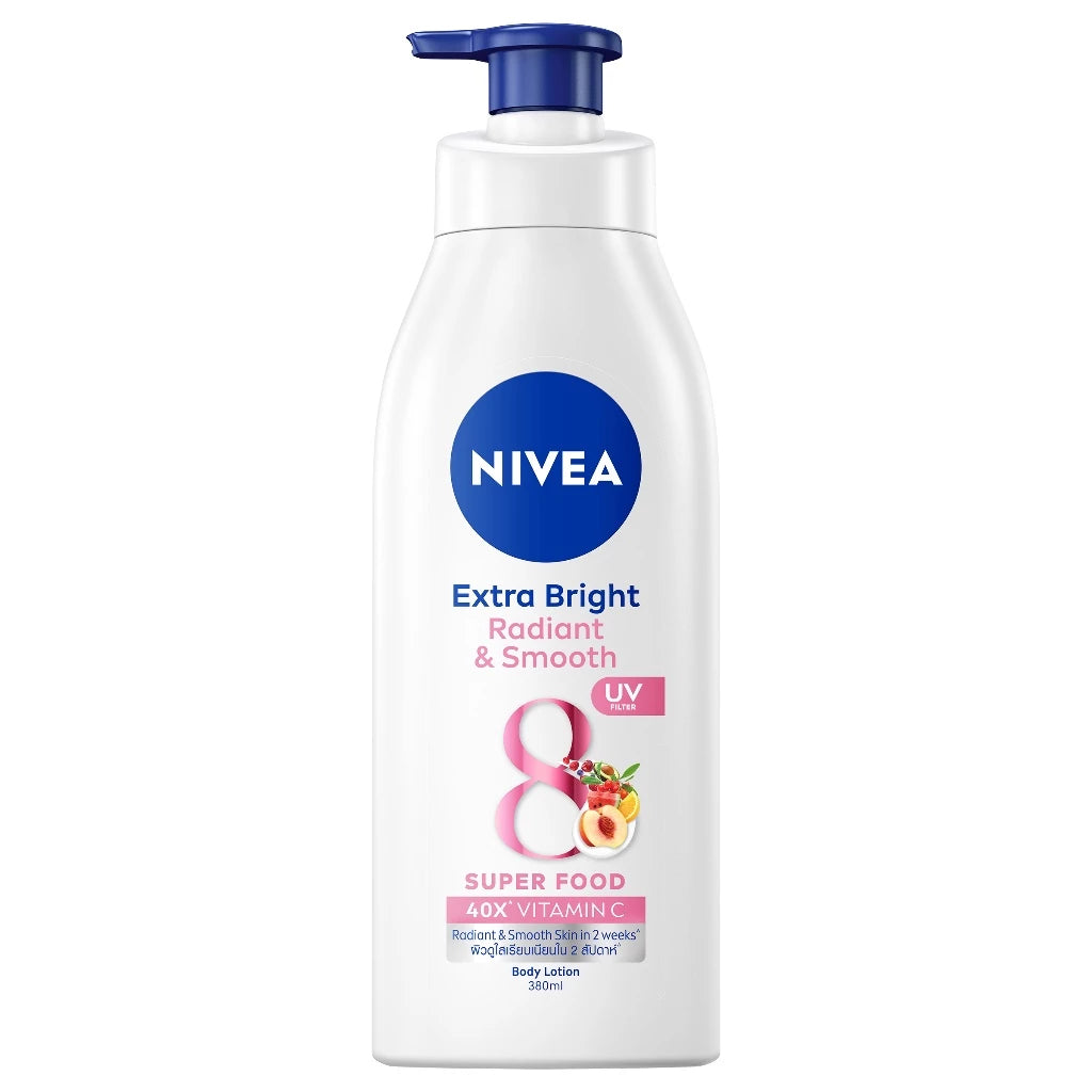 Nivea Radiant Smooth Lotion bottle full packaging Super Food Vitamin C