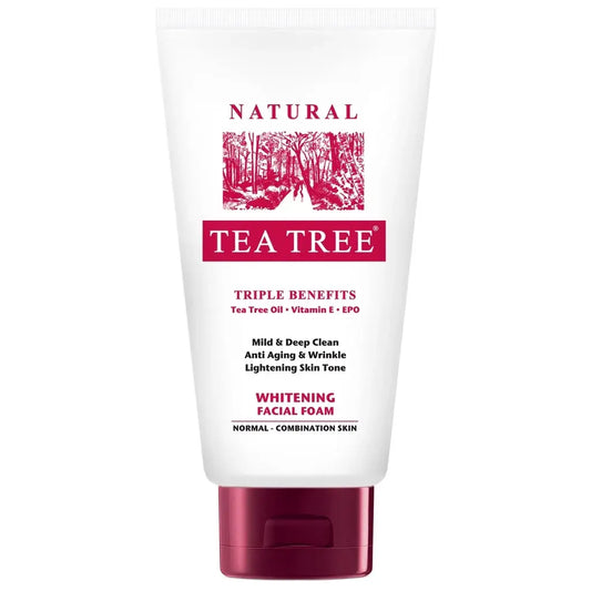 Tea Tree Facial Foam Triple Benefits Cleanser Face Wash 140g Front Packaging