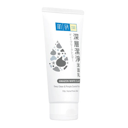 Hada Labo White Clay Foam Facial Cleanser Tube Packaging 100g