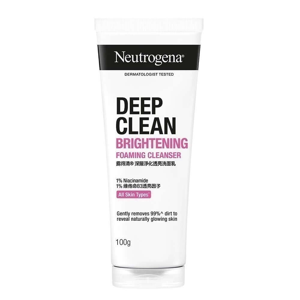 Neutrogena Deep Clean Foam Facial Cleanser Vitamin B3 All Skin Types 100g