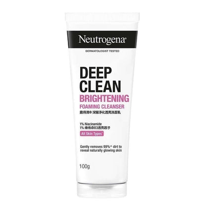 Neutrogena Deep Clean Foam Facial Cleanser Vitamin B3 All Skin Types 100g
