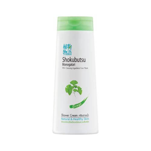 Shokubutsu Ginkgo Shower Cream 200ml Travel Size Bottle Ginkgo Shower Cream