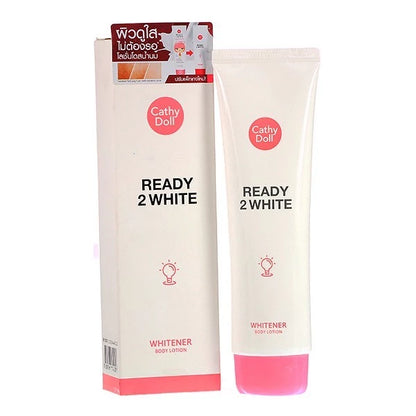 Cathy Doll Ready 2 White body lotion 150ml tube and box front view
