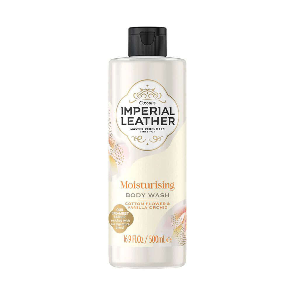 Imperial Leather Body Wash Cotton Flower Vanilla Orchid Moisturising Shower Gel Bottle