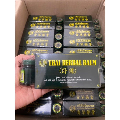 Bulk box of Phoyok balm jars for wholesale display