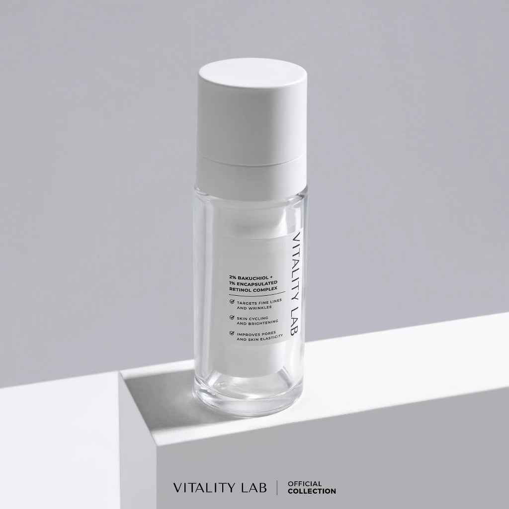 30ml VITALITY LAB Serum Bakuchiol Retinol Complex Anti Aging Firming Care