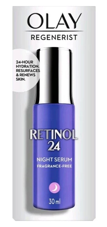 30ml Olay Regenerist Retinol24 Night Serum Fragrance Free Anti Aging Care