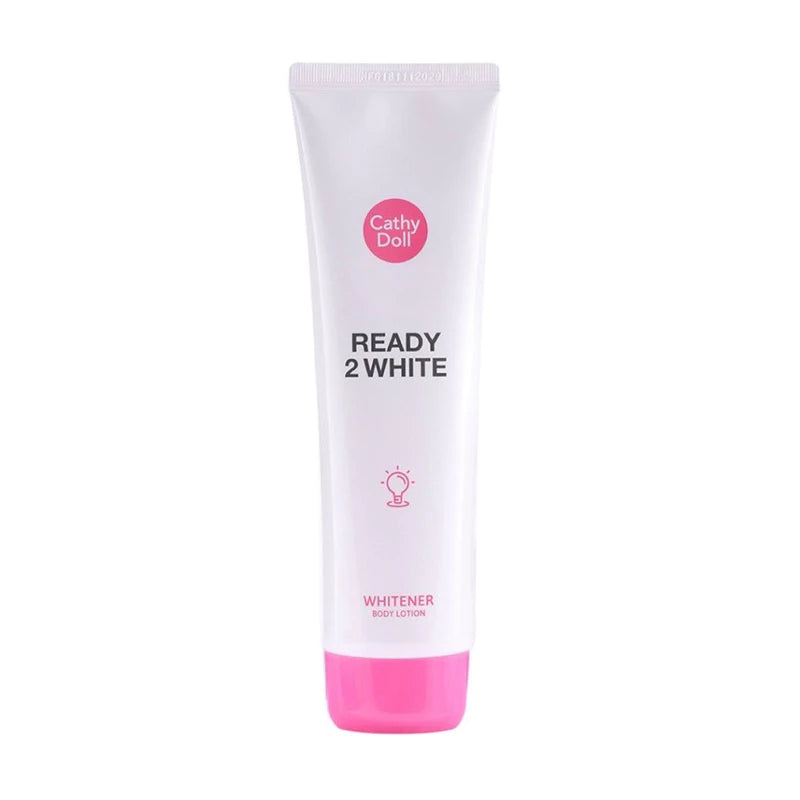 Cathy Doll Ready 2 White body lotion tube pink white design