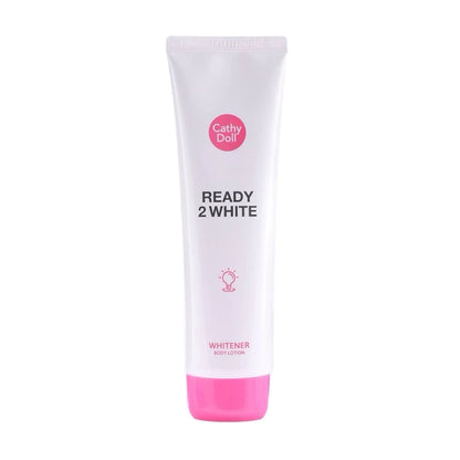 Cathy Doll Ready 2 White body lotion tube pink white design
