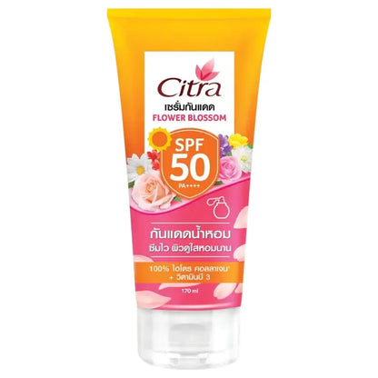 Citra Flower Blossom Serum SPF50 PA++++ 170ml front view tube
