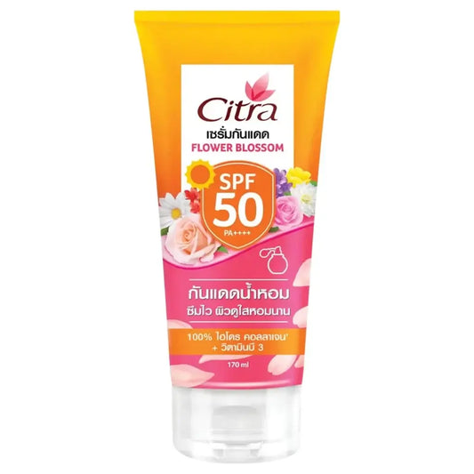 Citra Flower Blossom Serum SPF50 PA++++ 170ml front view tube
