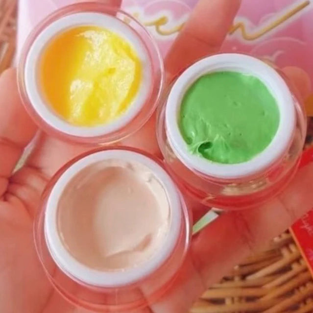 BB Baby Cream Set cream texture close up with smooth and creamy surface