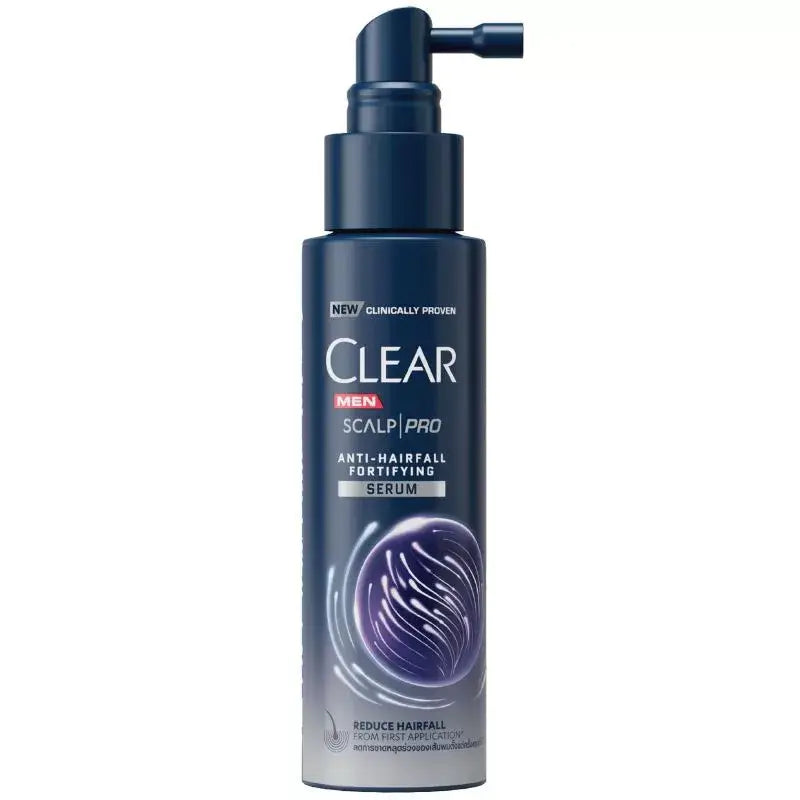 Clear Men Scalp Pro Serum anti hairfall fortifying serum pump bottle front view