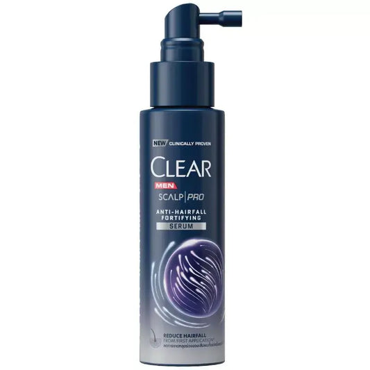 Clear Men Scalp Pro Serum anti hairfall fortifying serum pump bottle front view