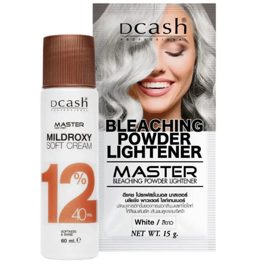Dcash Bleaching Powder 15g 60ml Front Packaging Set