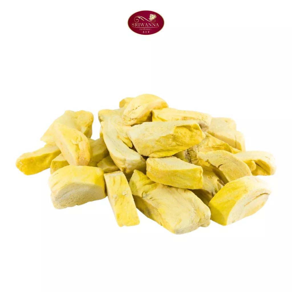 Sriwanna Freeze Dried Durian crispy Monthong durian pieces natural freeze dried texture