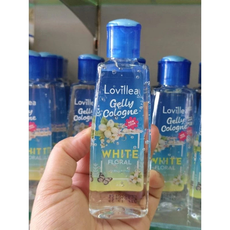 Lovillea White Floral Cologne Gelly 100ml Fresh Hand Body Scent
